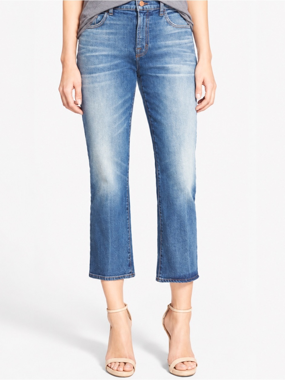 J Brand Adele Rival High Rise Crop Jeans